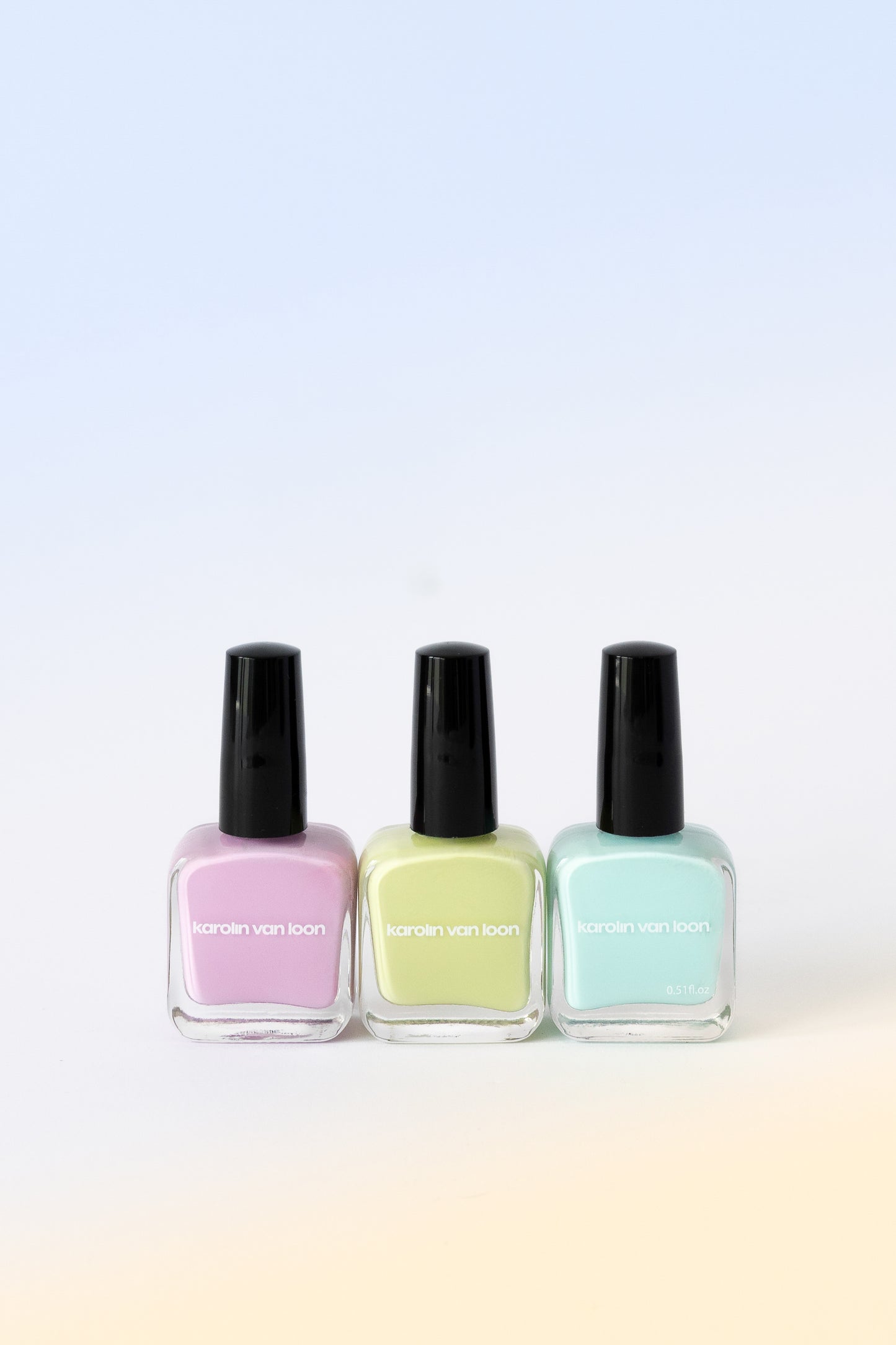 Summer on Nails (43 Lavande Léger + 41 Citron Vert + 51 Brume Océane)