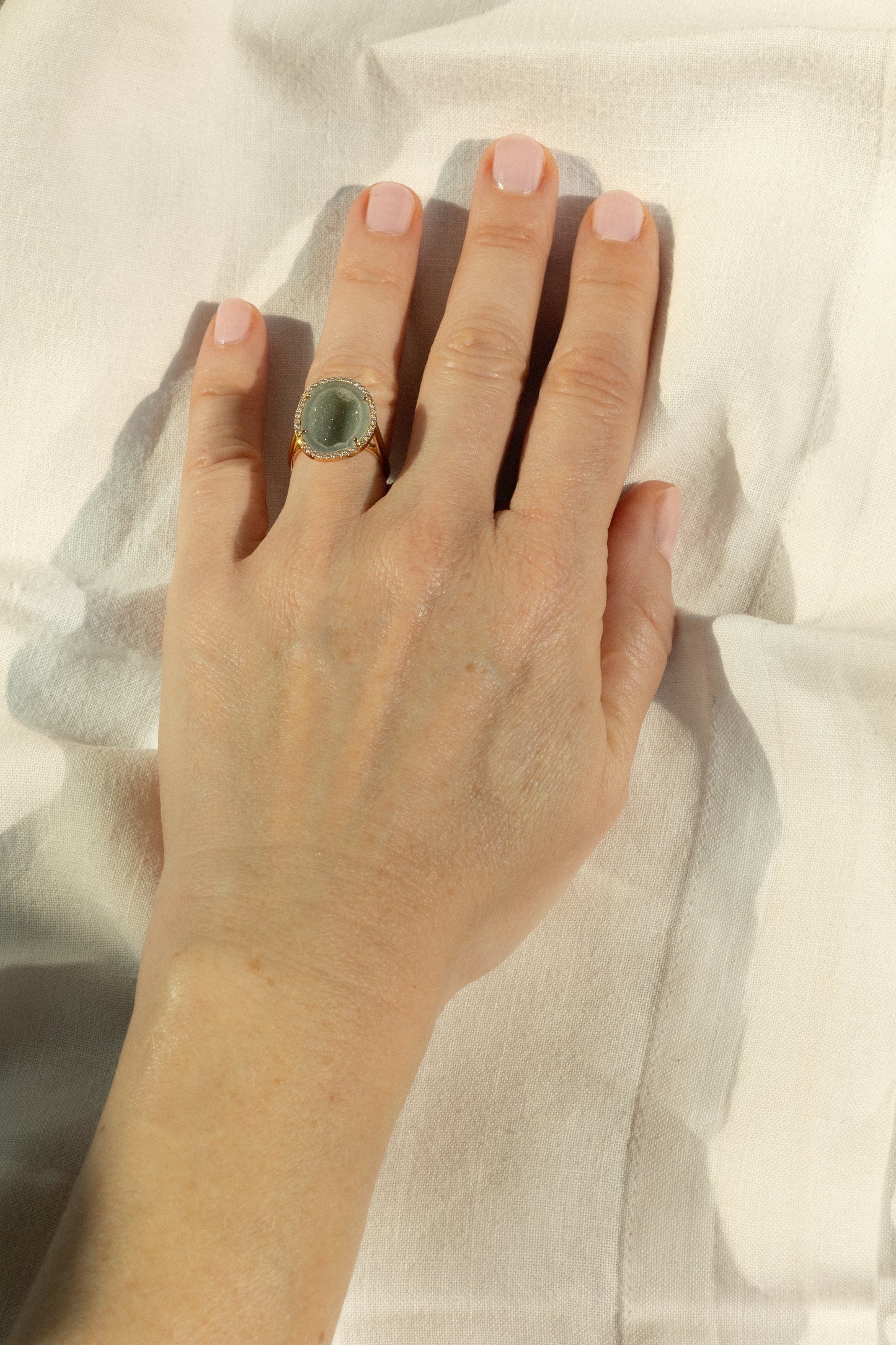 ROCKY ring, light green