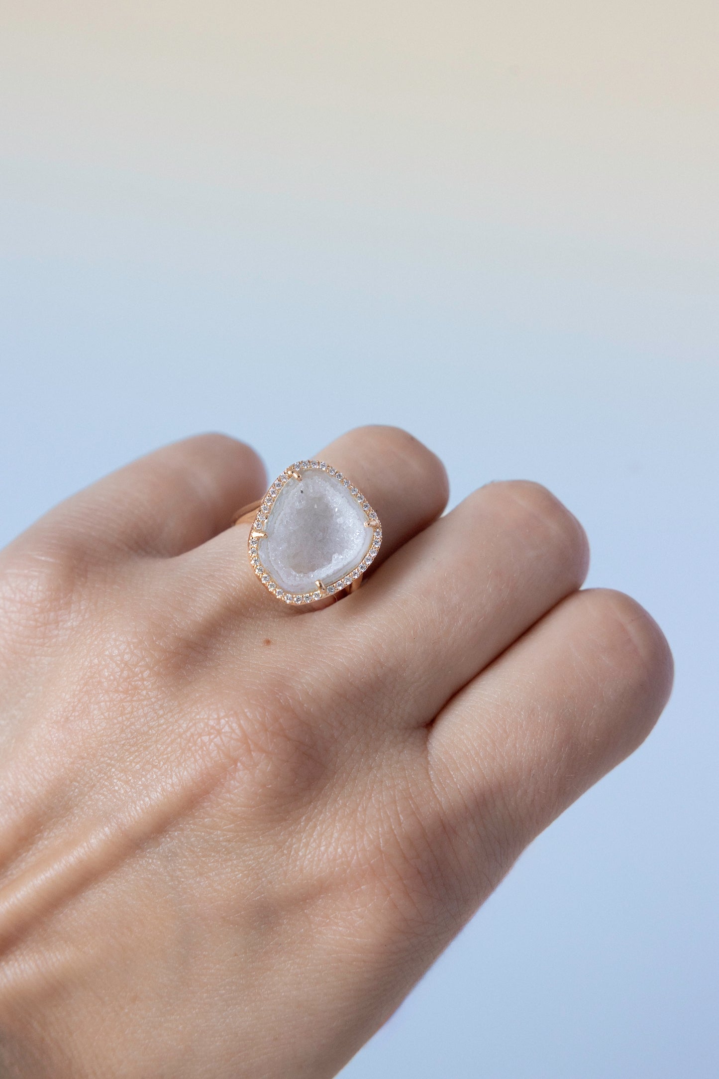 ROCKY ring, white