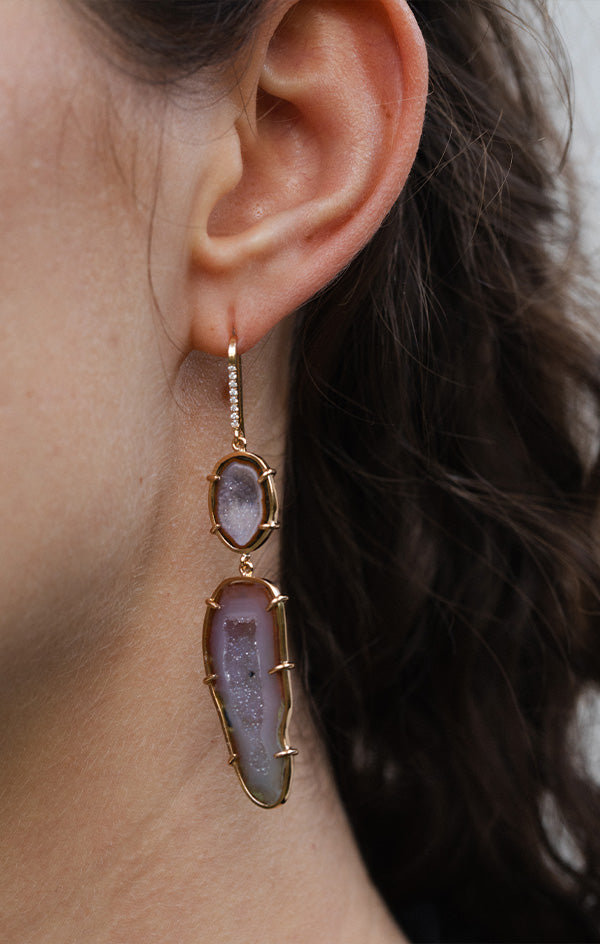 OLIVINA earrings, multi
