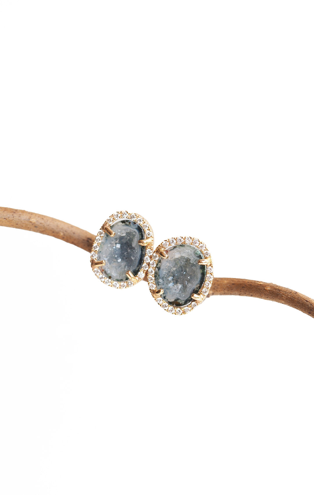 APRIL studs, blue