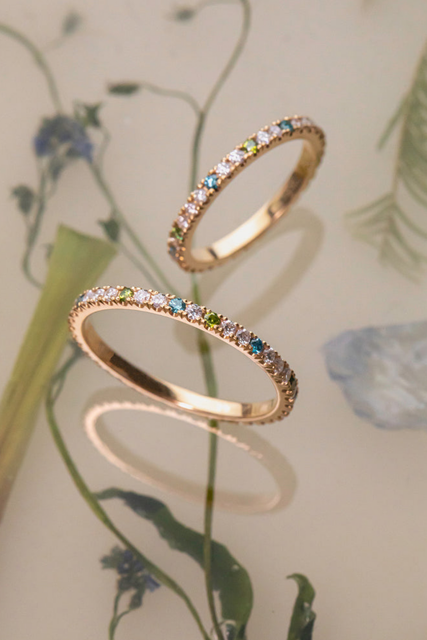 LANA ring, diamonds