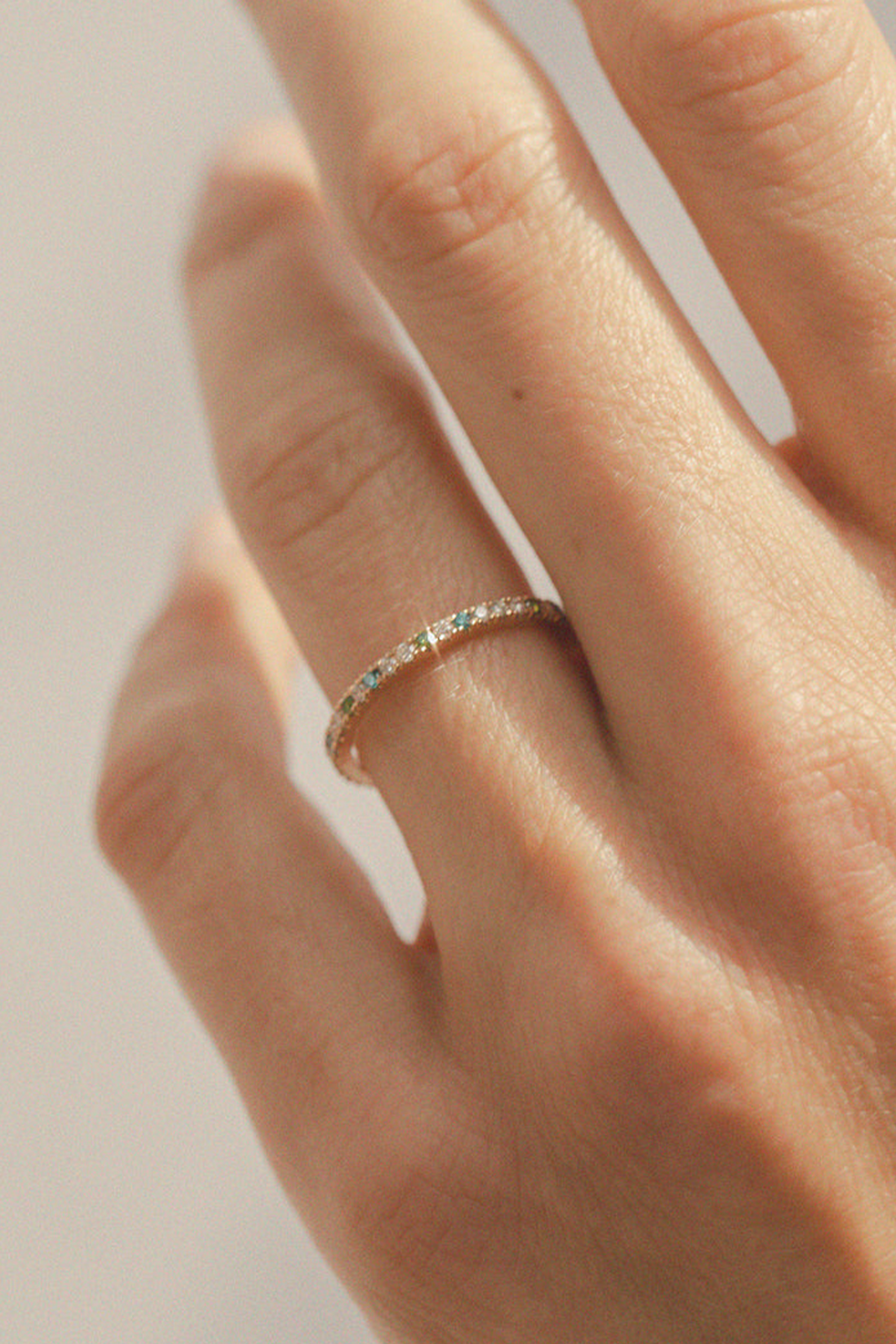 LANA ring, diamonds