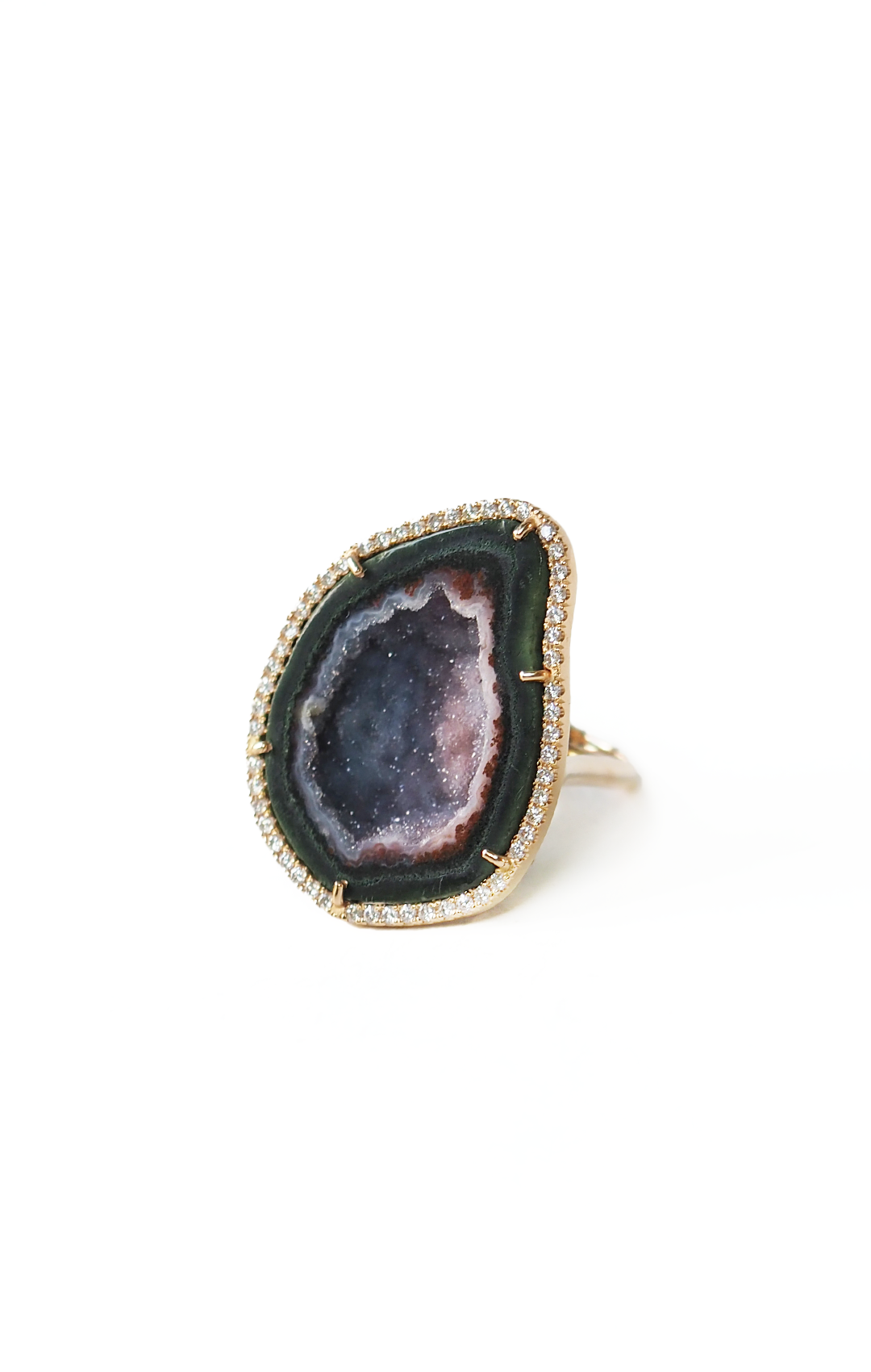 ROCKY ring, green/grey/lila