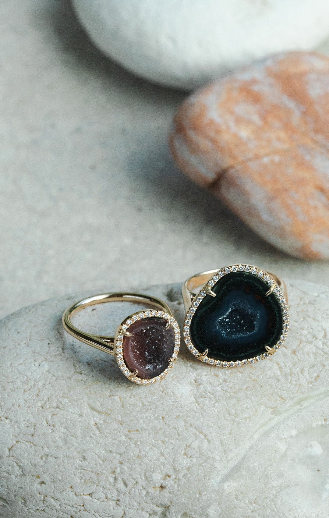 ROCKY ring, green/blue
