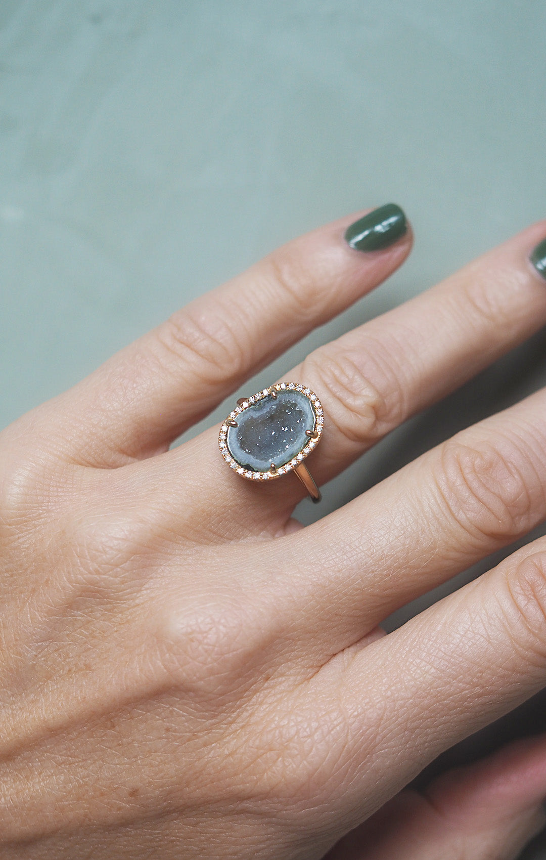ROCKY MINI ring, green