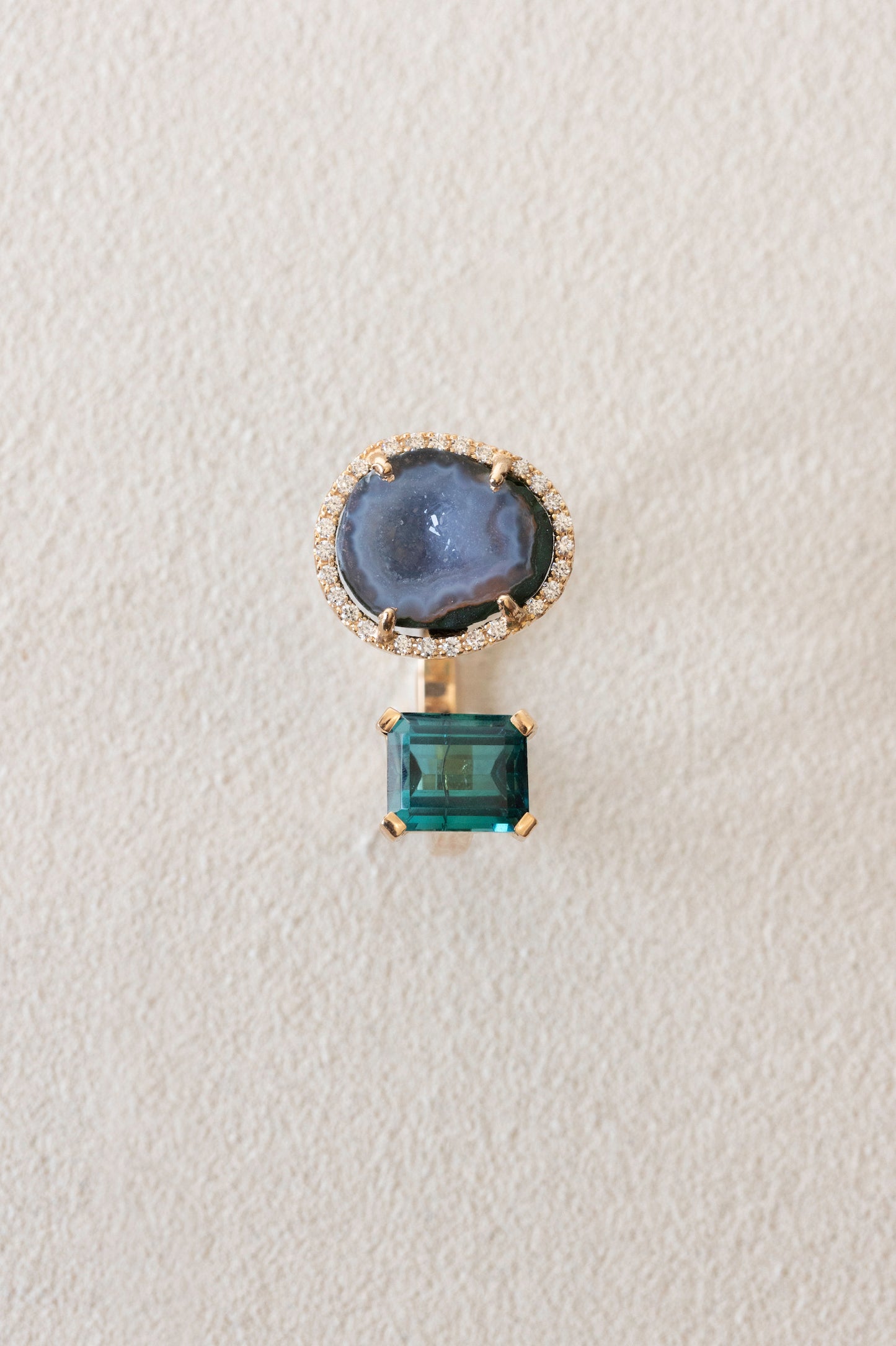 Rio ring, blue green