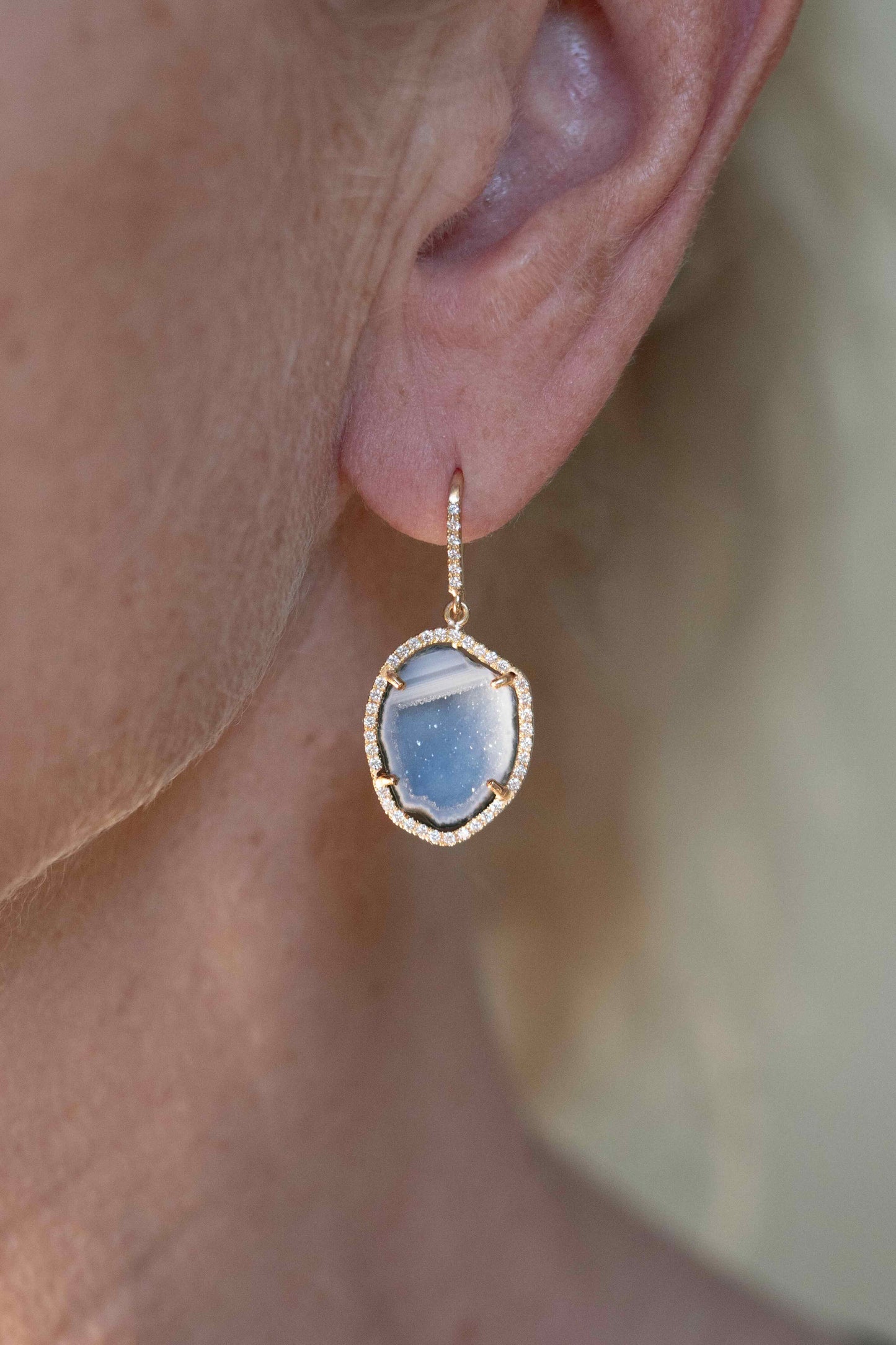ALISON earrings, baby blue