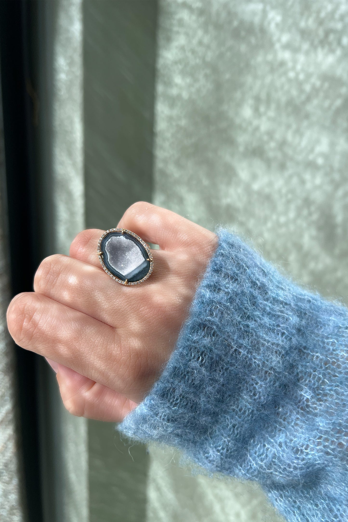 ROCKY ring, skyblue