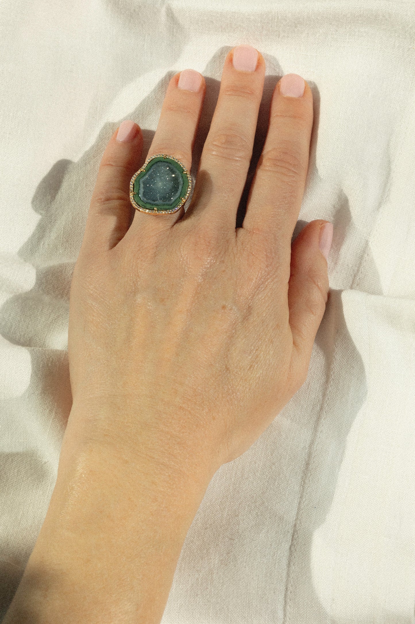 ROCKY ring, Forest green