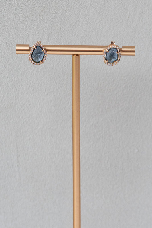 APRIL studs, blue