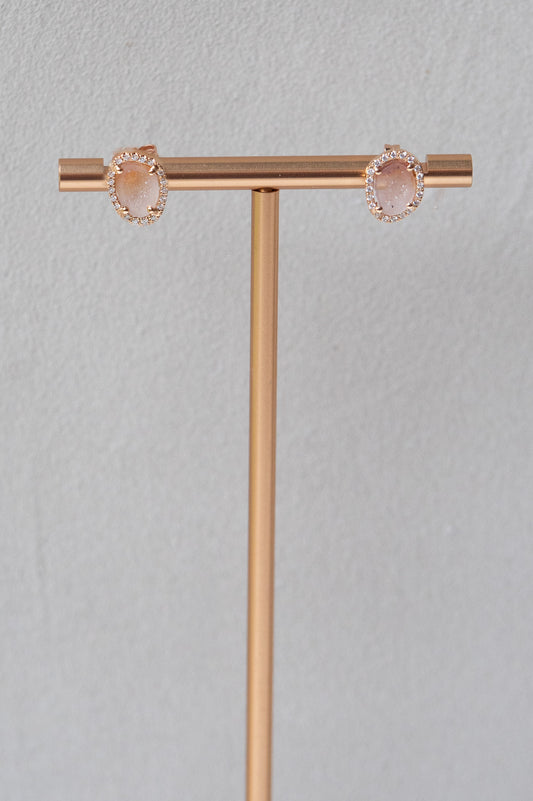 APRIL studs, pink
