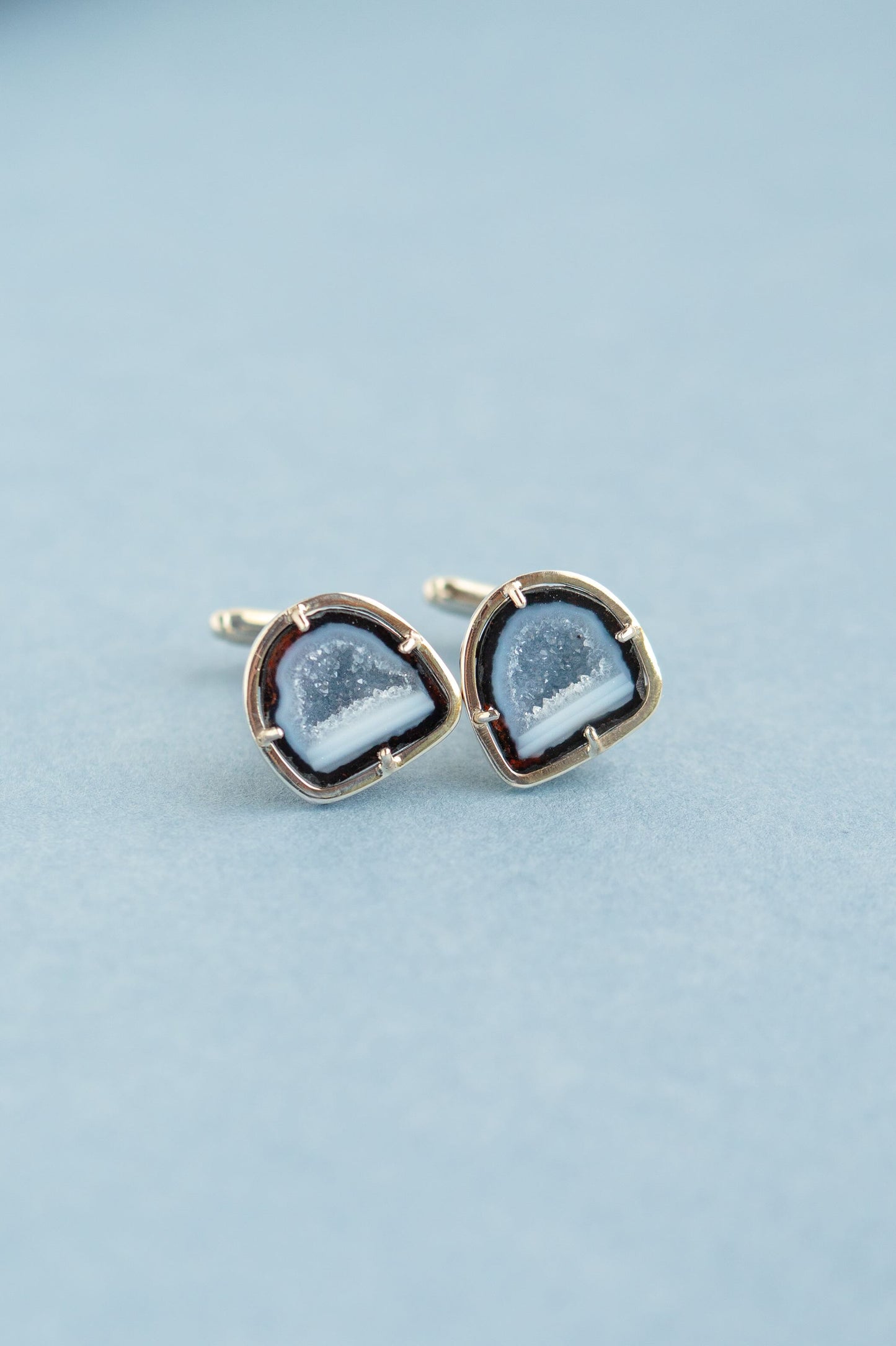 Cufflinks, blue