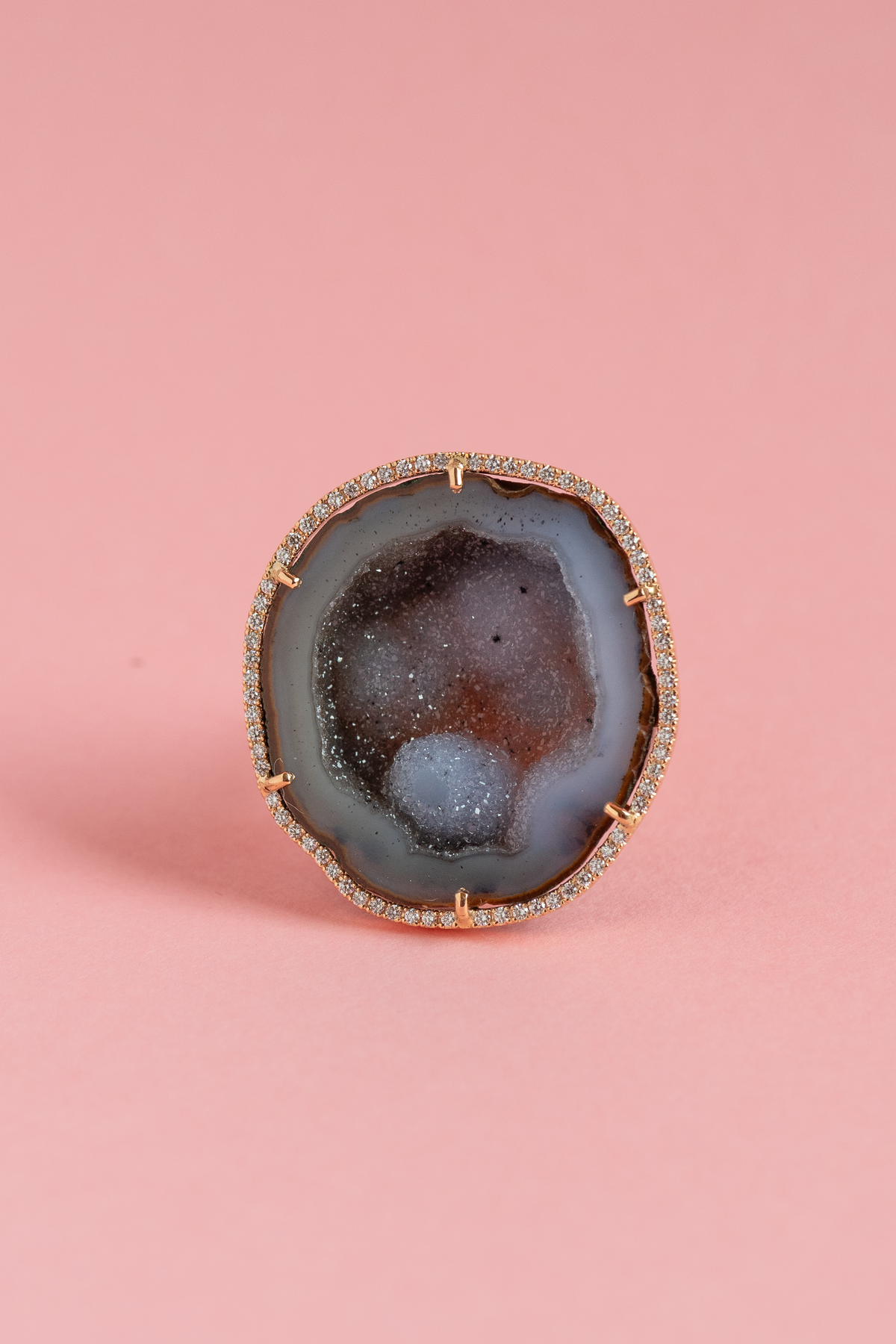 ROCKY ring, purple pink