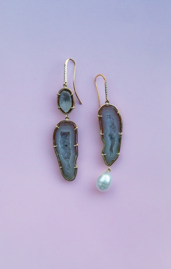 OLIVINA earrings, multi