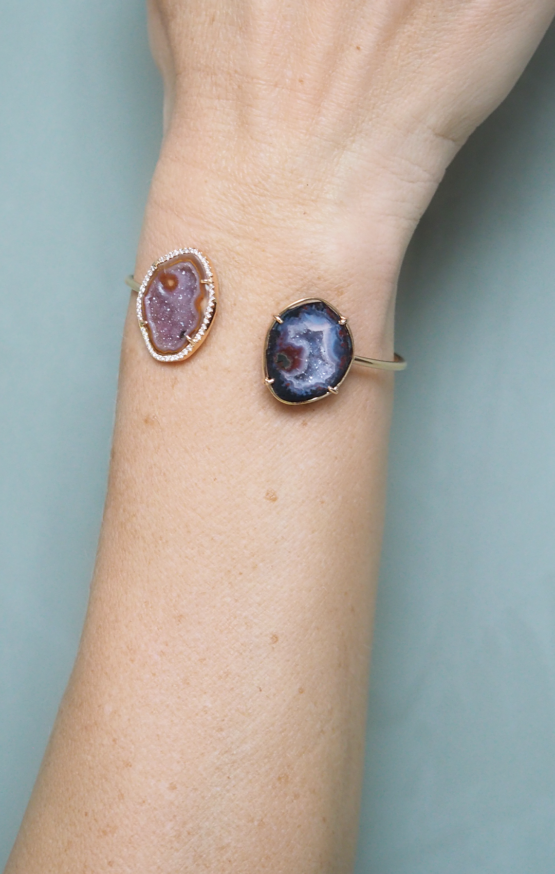 LAVINIA bracelet, blue/orange