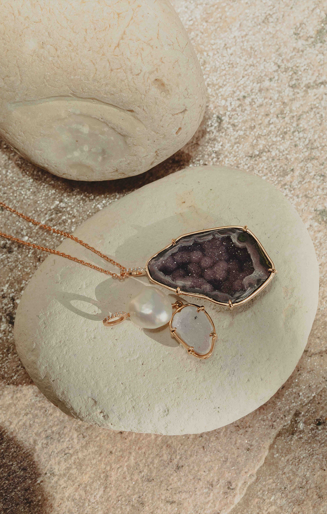 LOUISE pendant, lila/blue
