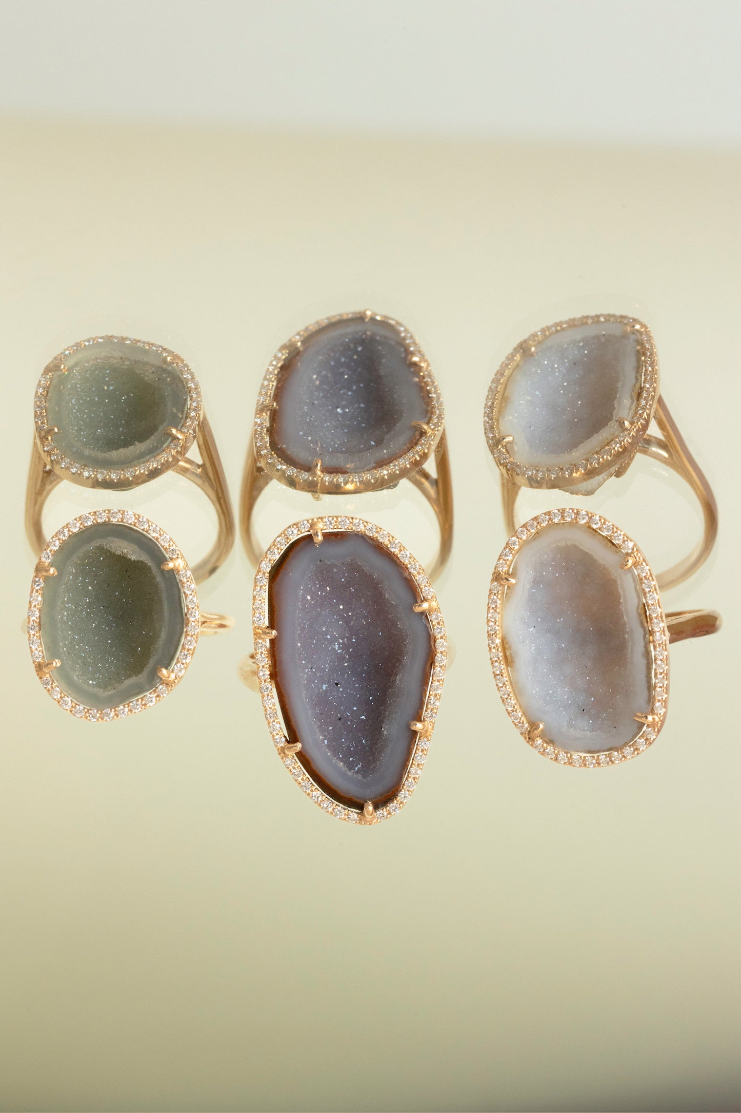 ROCKY ring, light green