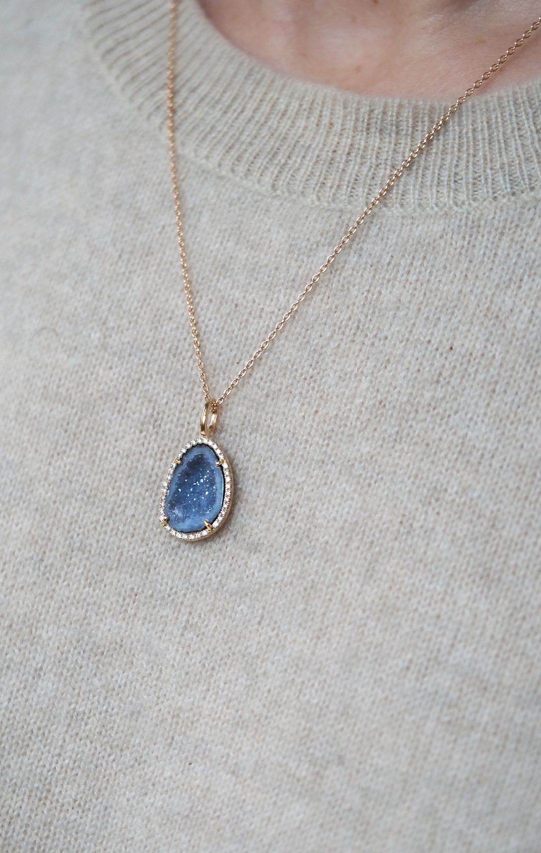 LOUISE pendant, blue