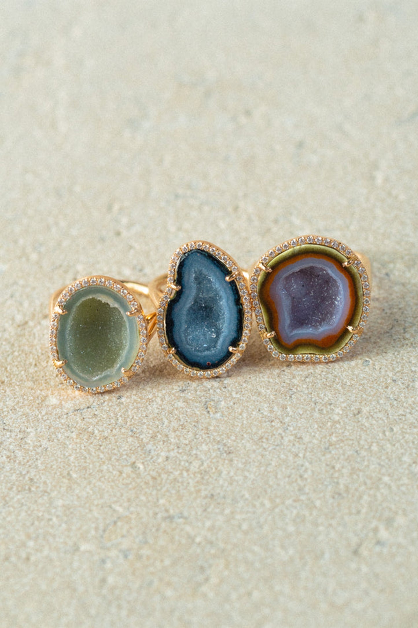 ROCKY ring, light green