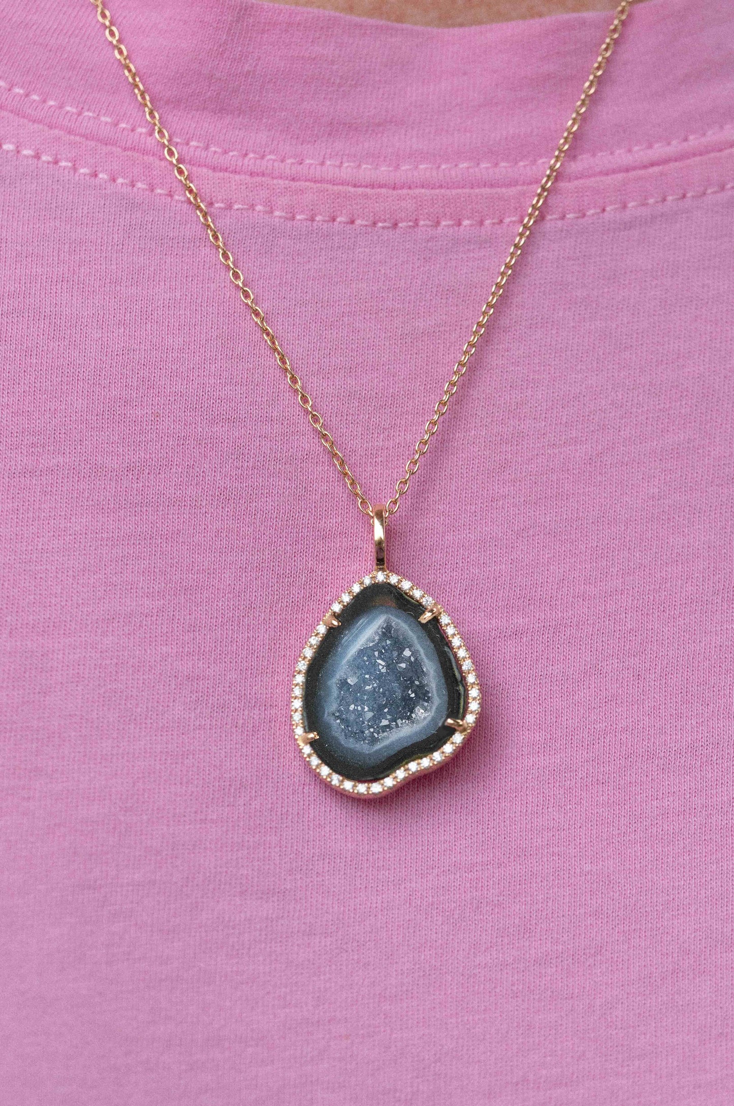 LOUISE pendant, black/blue