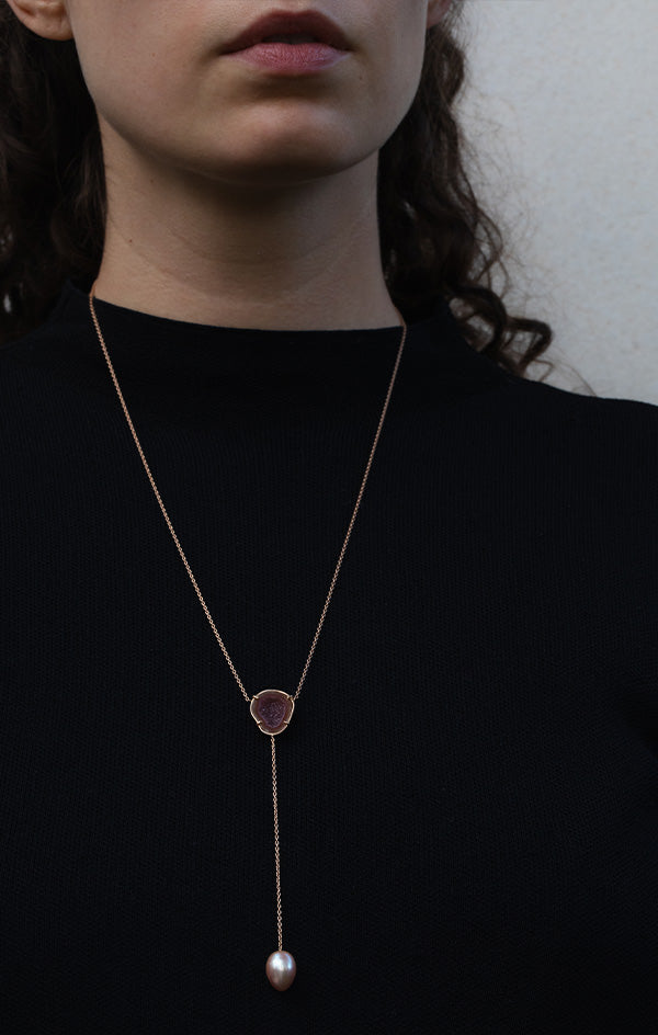 THALIA necklace, orange