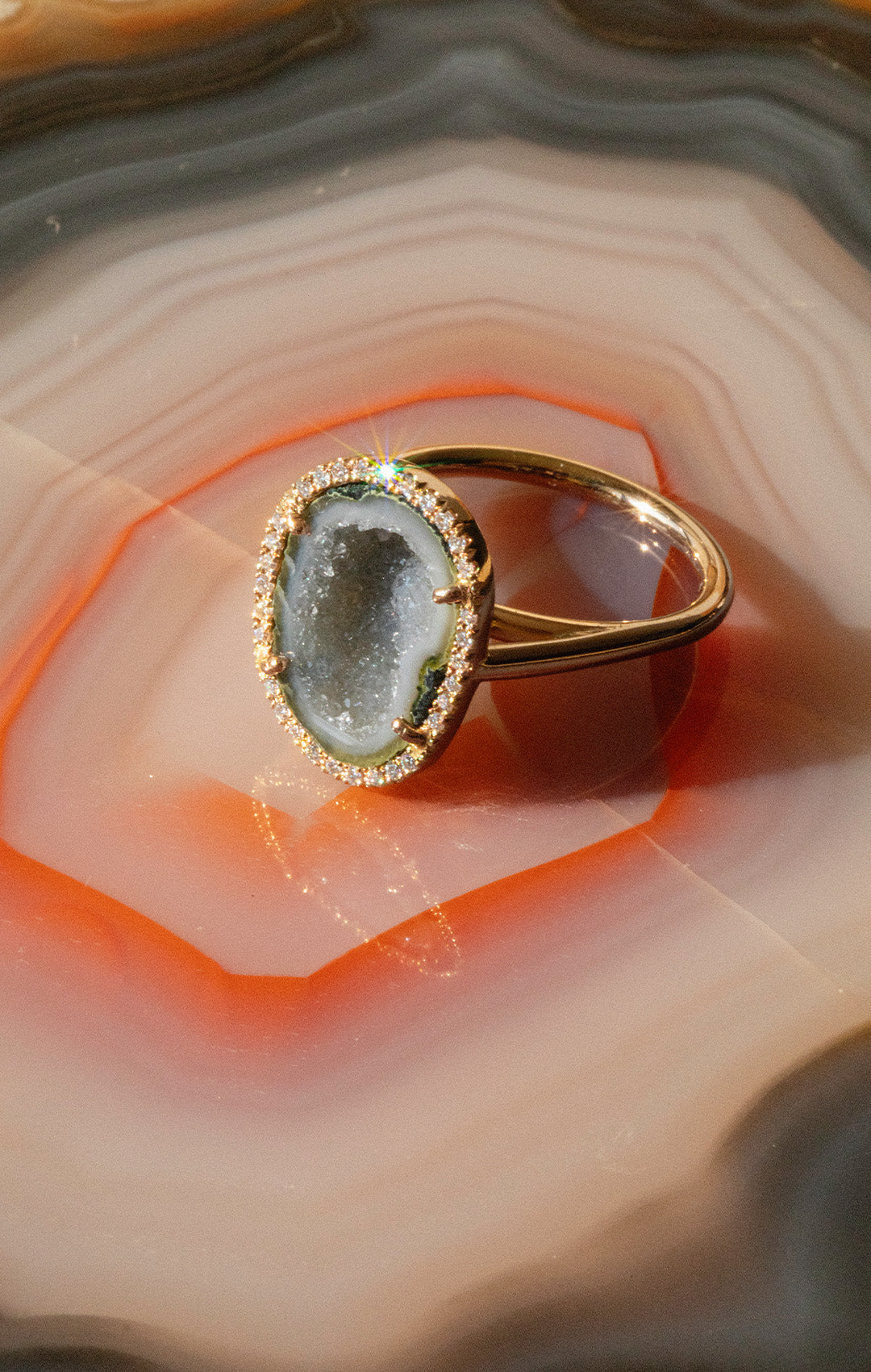 ROCKY MINI ring, green
