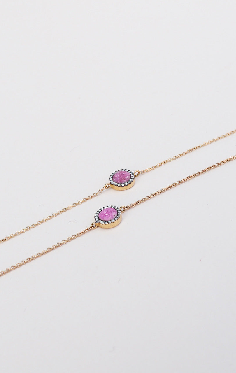 CLIO bracelet, pink