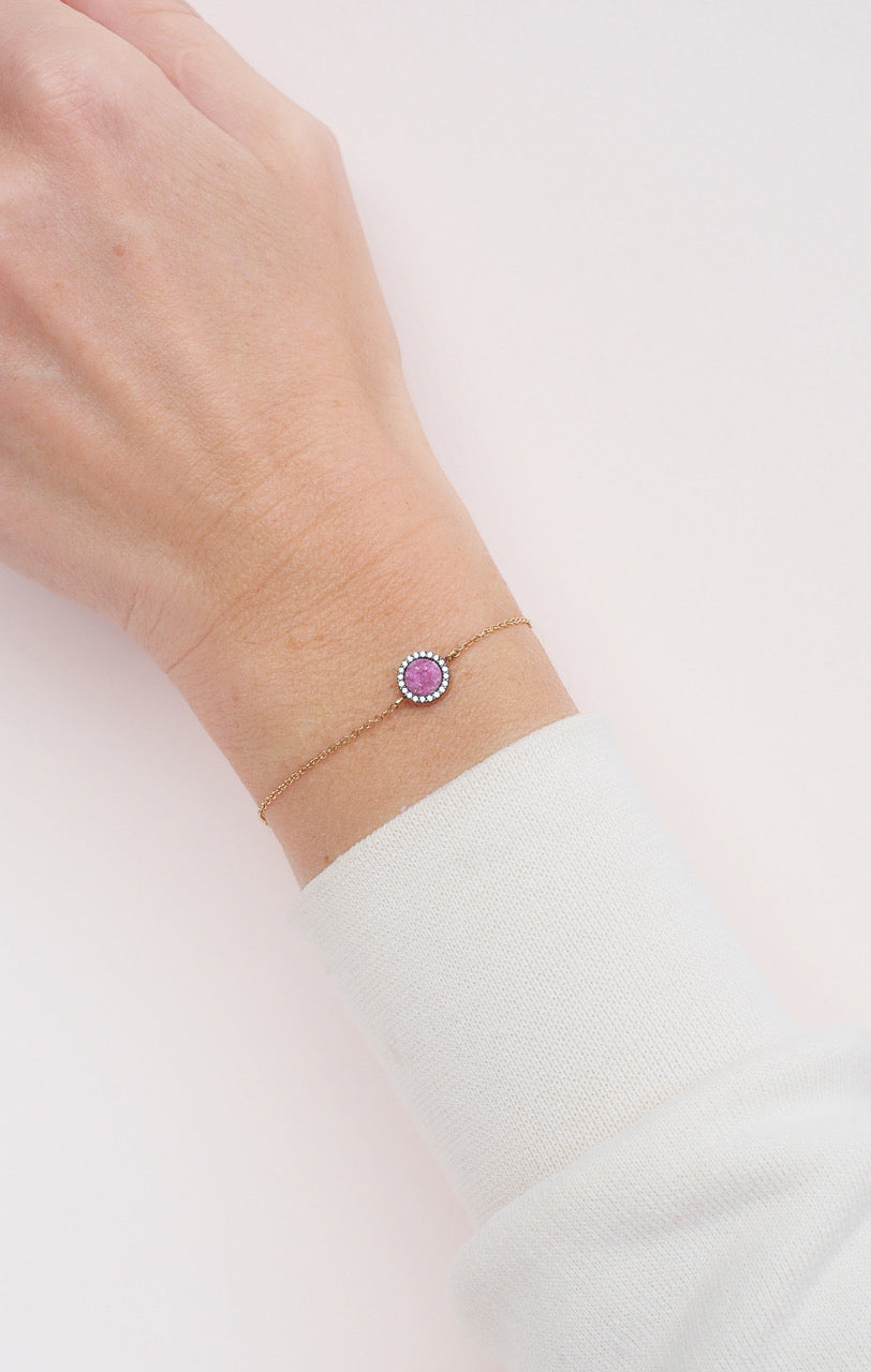 CLIO bracelet, pink