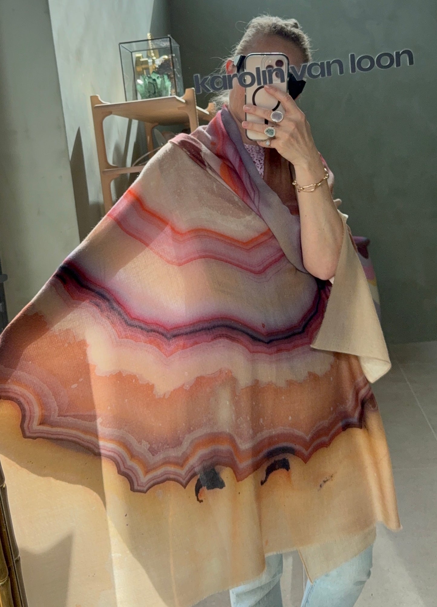 Objet trouvé N°22, scarf Agate n°1