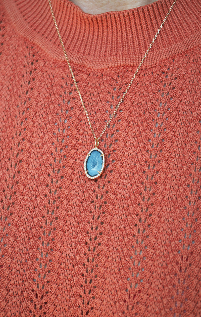 LOUISE pendant, blue
