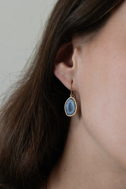 ALISON earrings, Blue