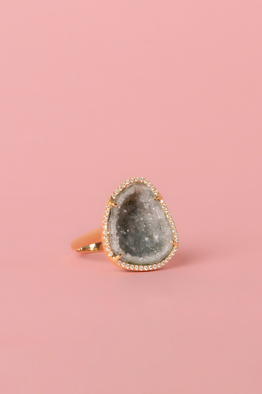 Objet trouvé N°12, Rocky ring, celadon