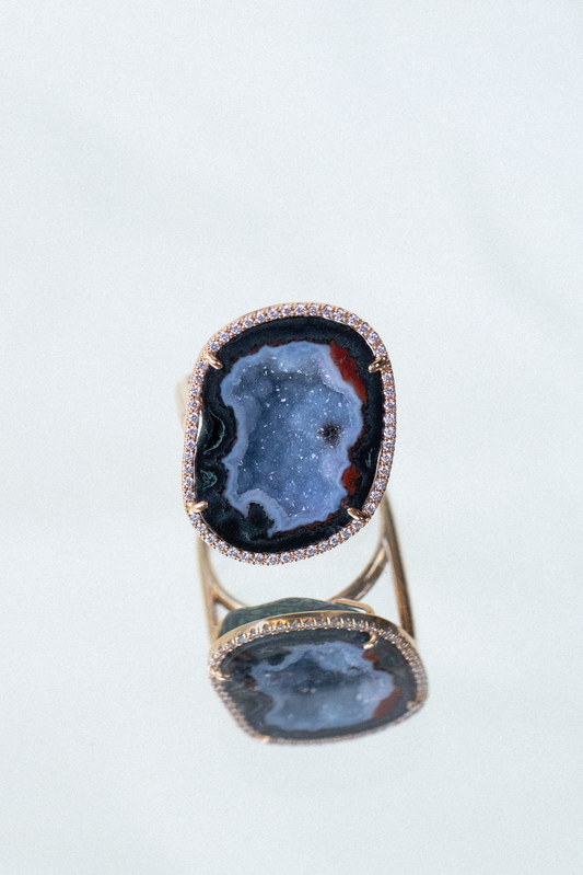 ROCKY ring, blue/black