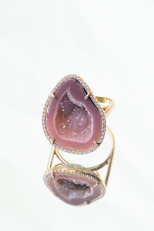 ROCKY ring, pink