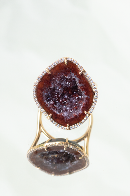 ROCKY ring, bordeaux