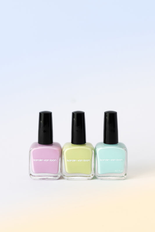 Summer on Nails (43 Lavande Léger + 41 Citron Vert + 51 Brume Océane)
