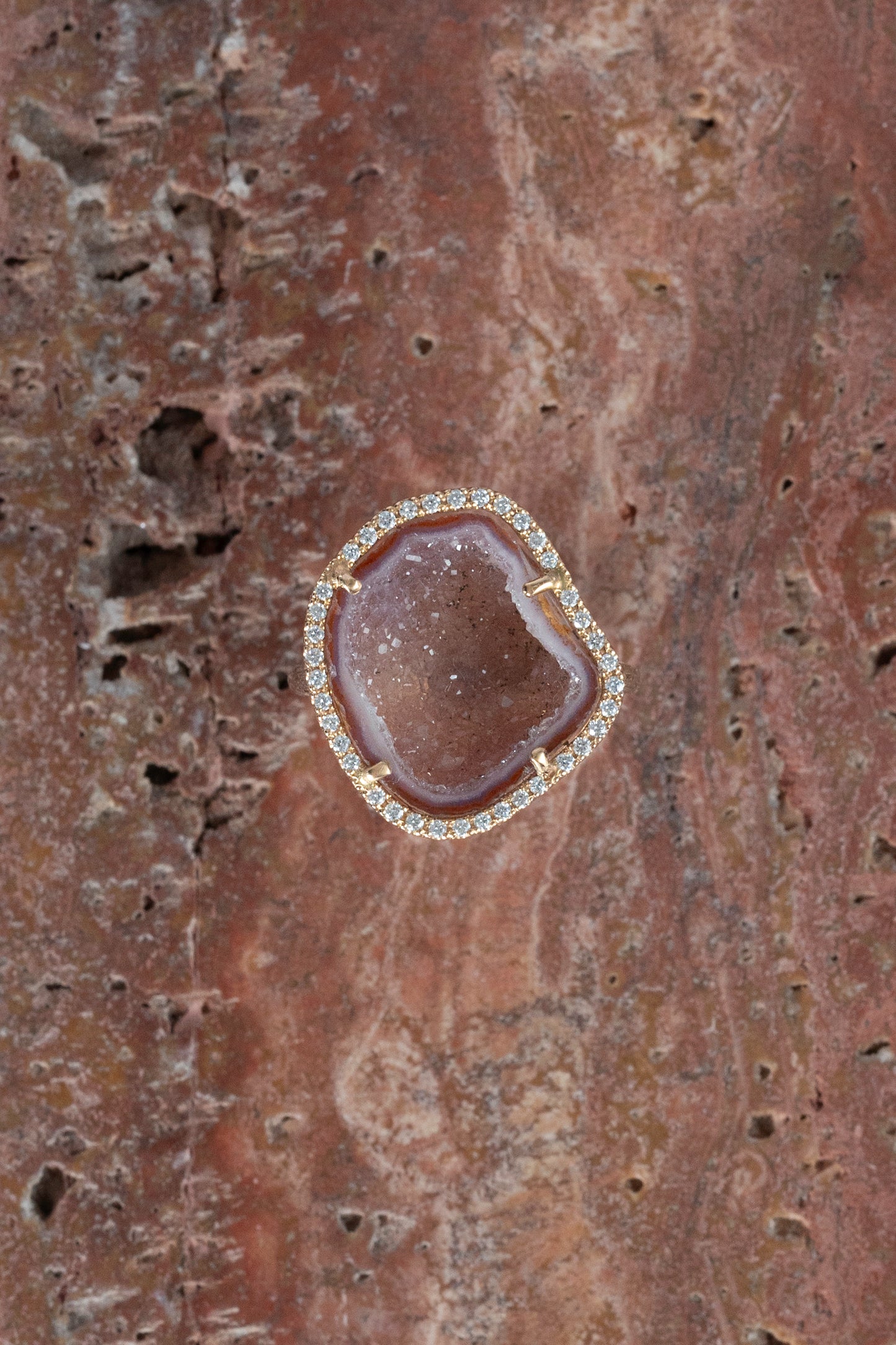 ROCKY ring, Burgundy