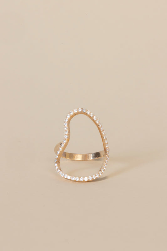 AIRE ring, diamonds (large)