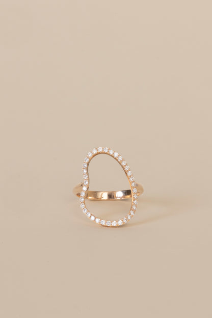AIRE ring, diamonds (small)