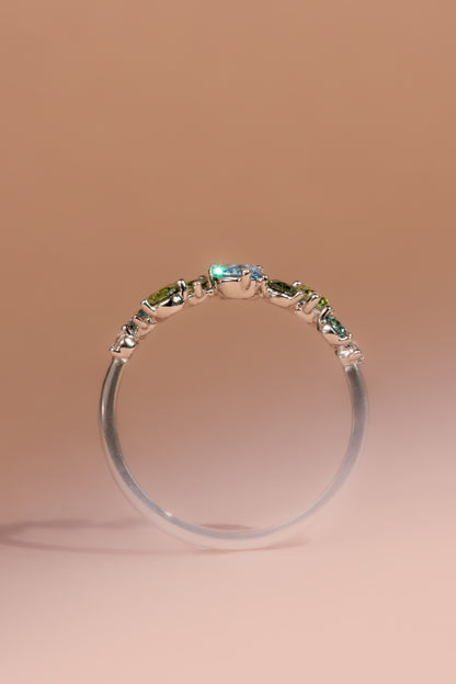 The Blossom Ring, blue