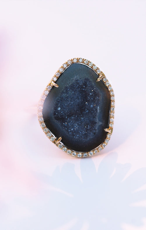 ROCKY ring, black/blue