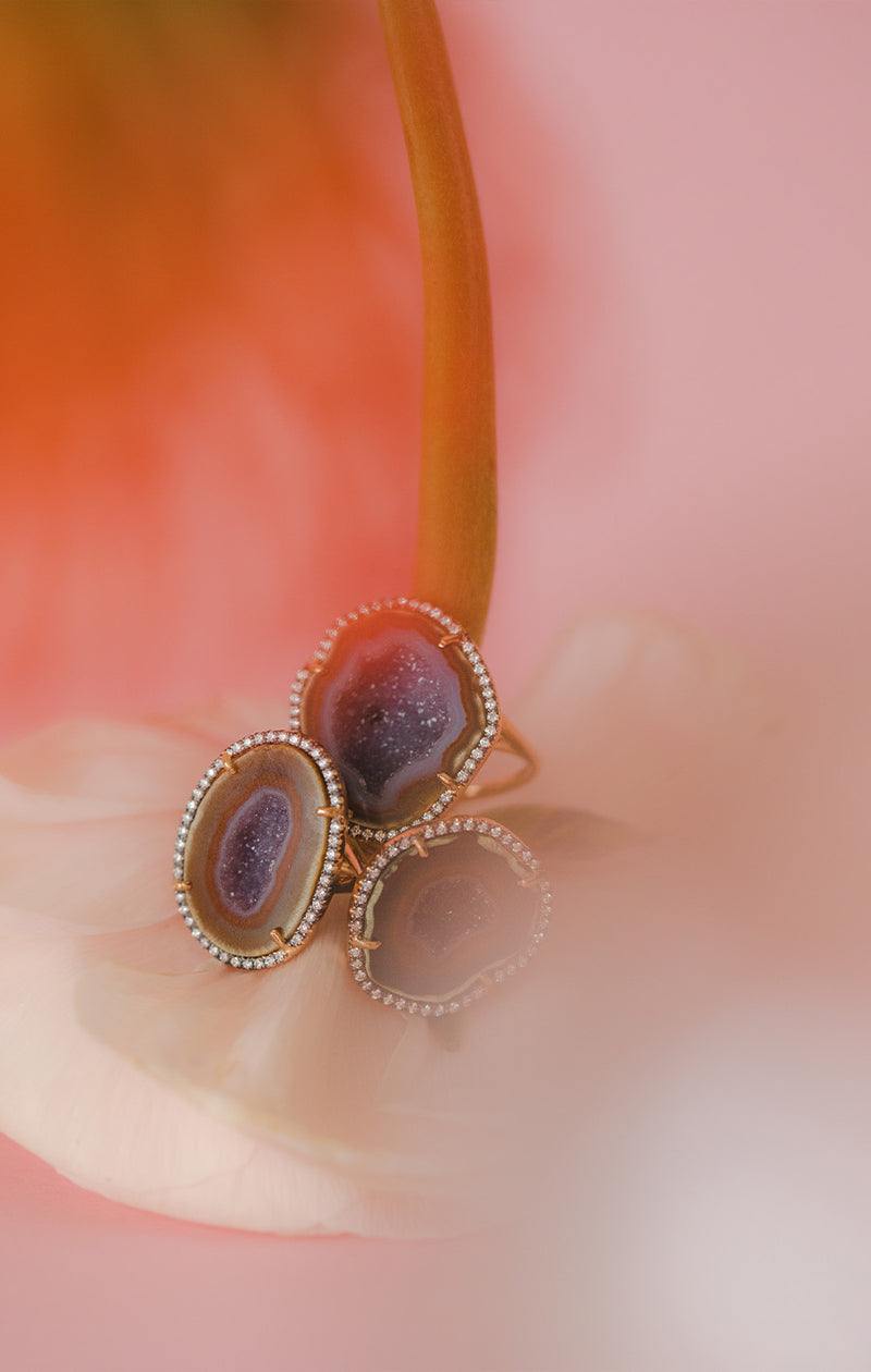 ROCKY ring, orange/purple