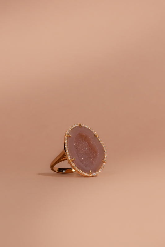 ROCKY ring, Blush