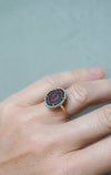 ROCKY ring, red/green/black