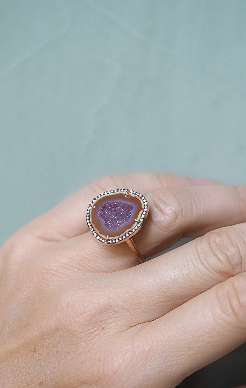 ROCKY ring, orange/purple