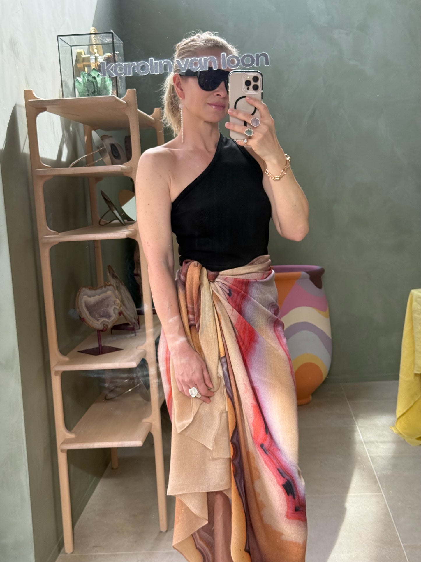 Objet trouvé N°22, scarf Agate n°1