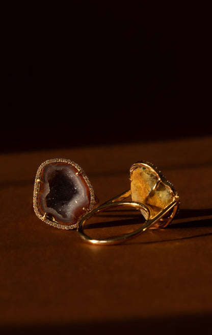 ROCKY ring, orange/purle