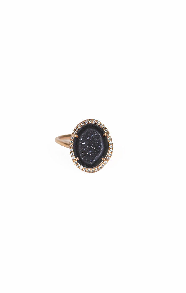 mini ROCKY ring, black