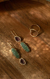 DANIQUE earrings, green